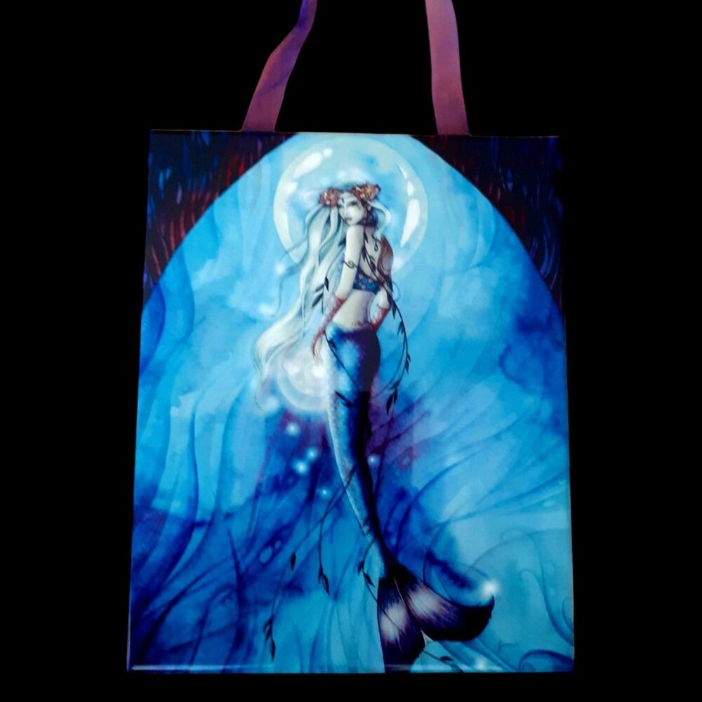 Jessica Galbreth Signed Jewel Of The Sea Ceramic Tile Fairy Mystic